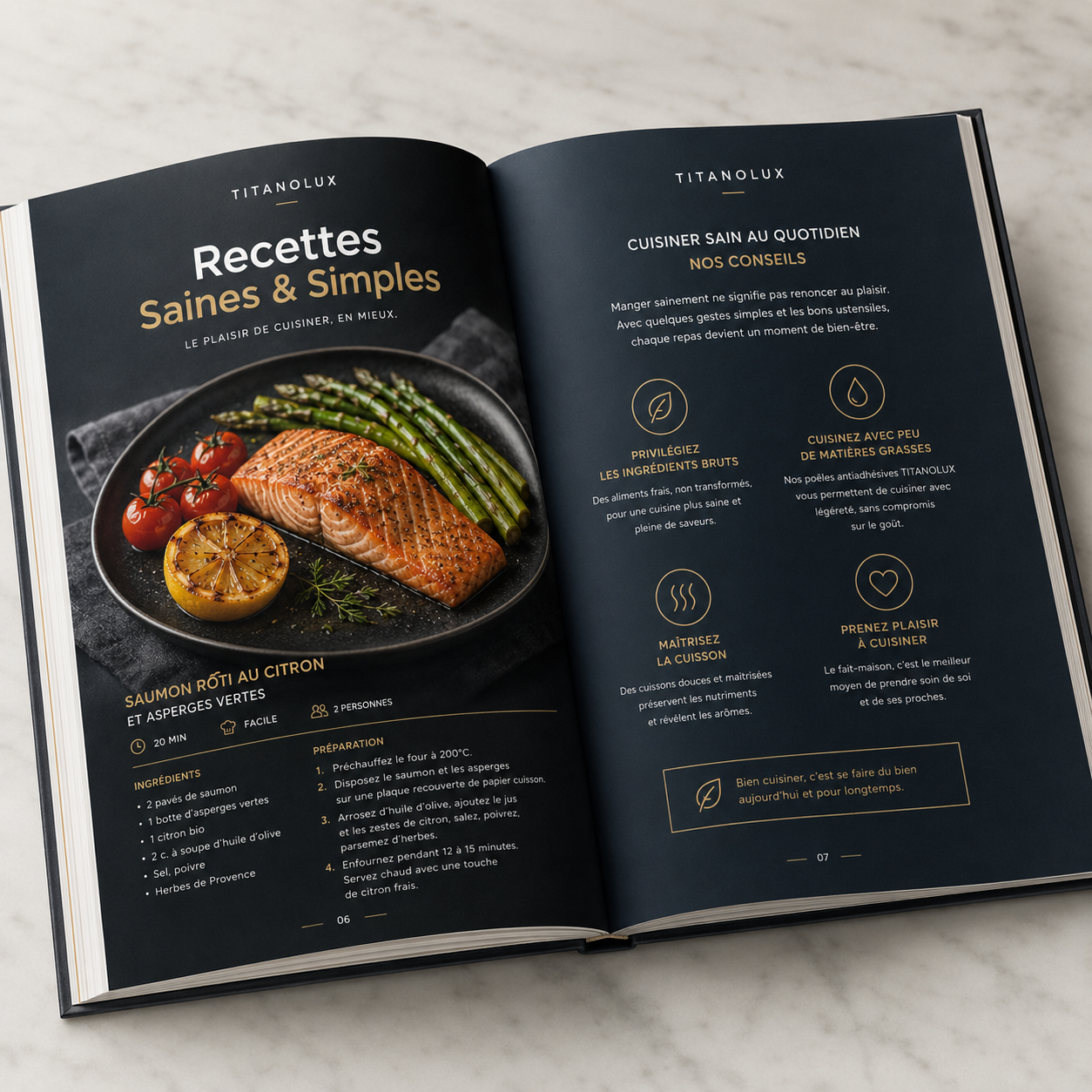 TITANOLUX - Recettes Saines & Simples E-BOOK