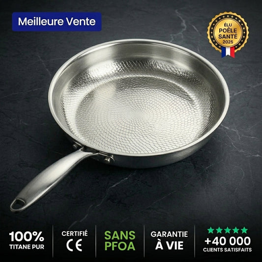 Poêle 100% Titane Pur — TITANOLUX®