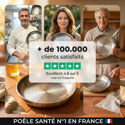 Poêle 100% Titane Pur — TITANOLUX®