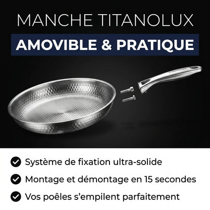 Poêle 100% Titane Pur — TITANOLUX®